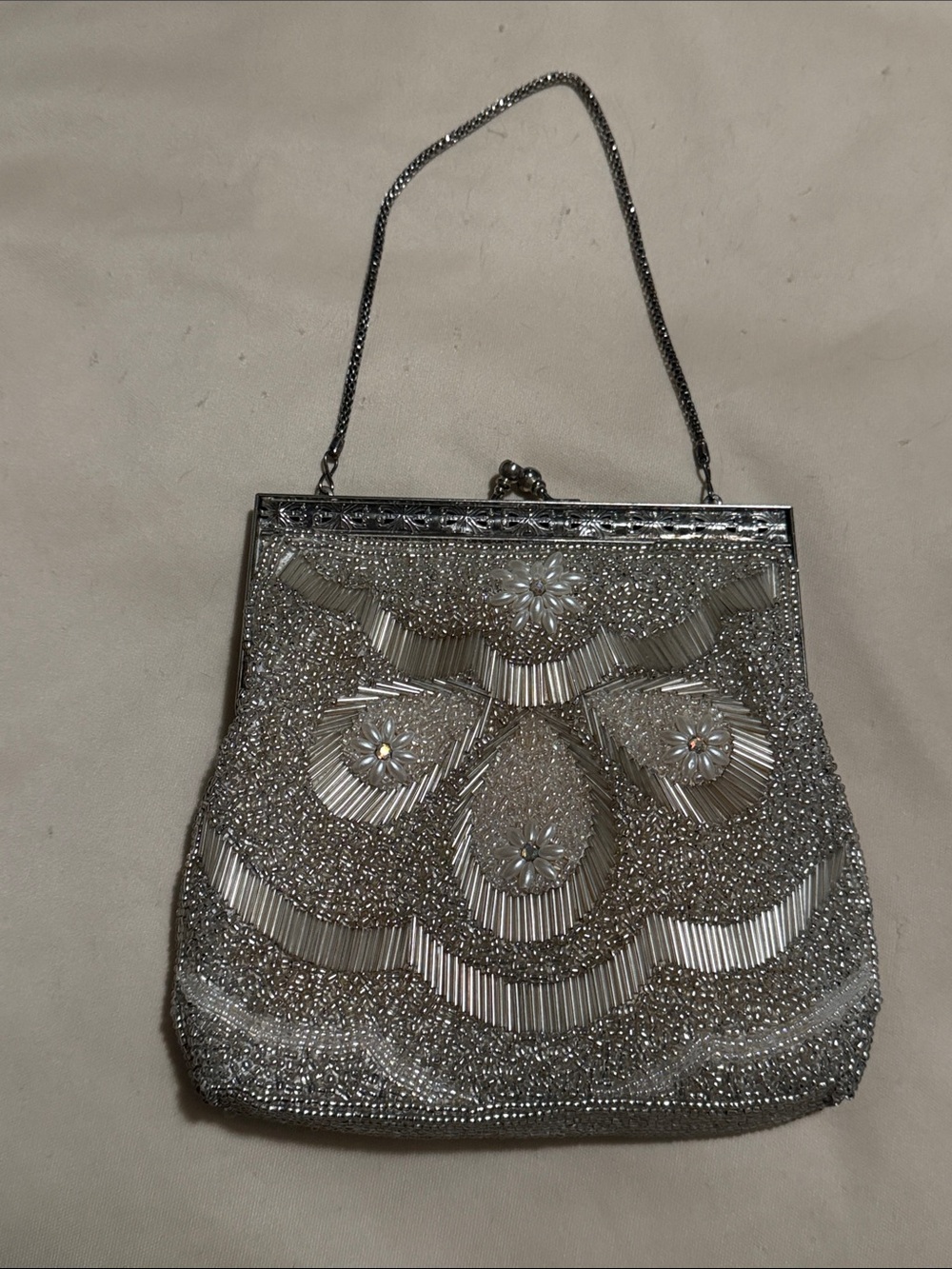 Beaded evening bag